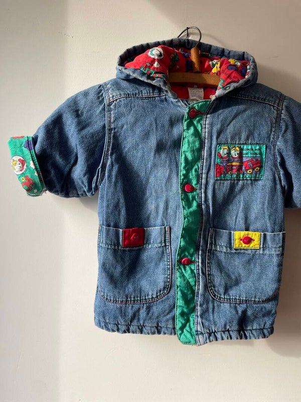 Vintage gevoerd jasje 2y