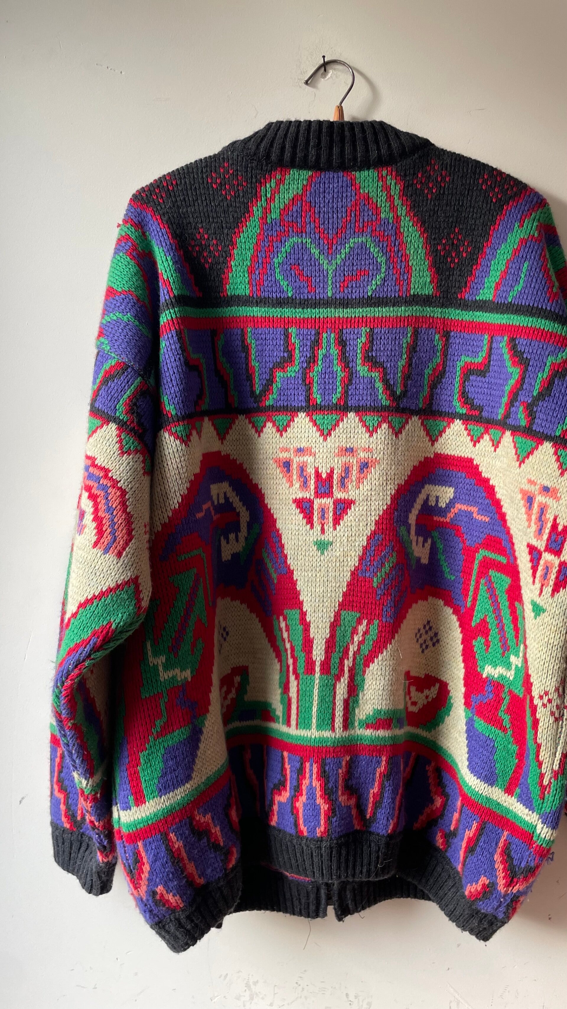 Wol mix oversized vintage vest