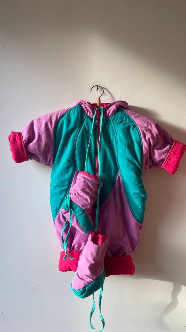 Vintage lila skipak 1-2y