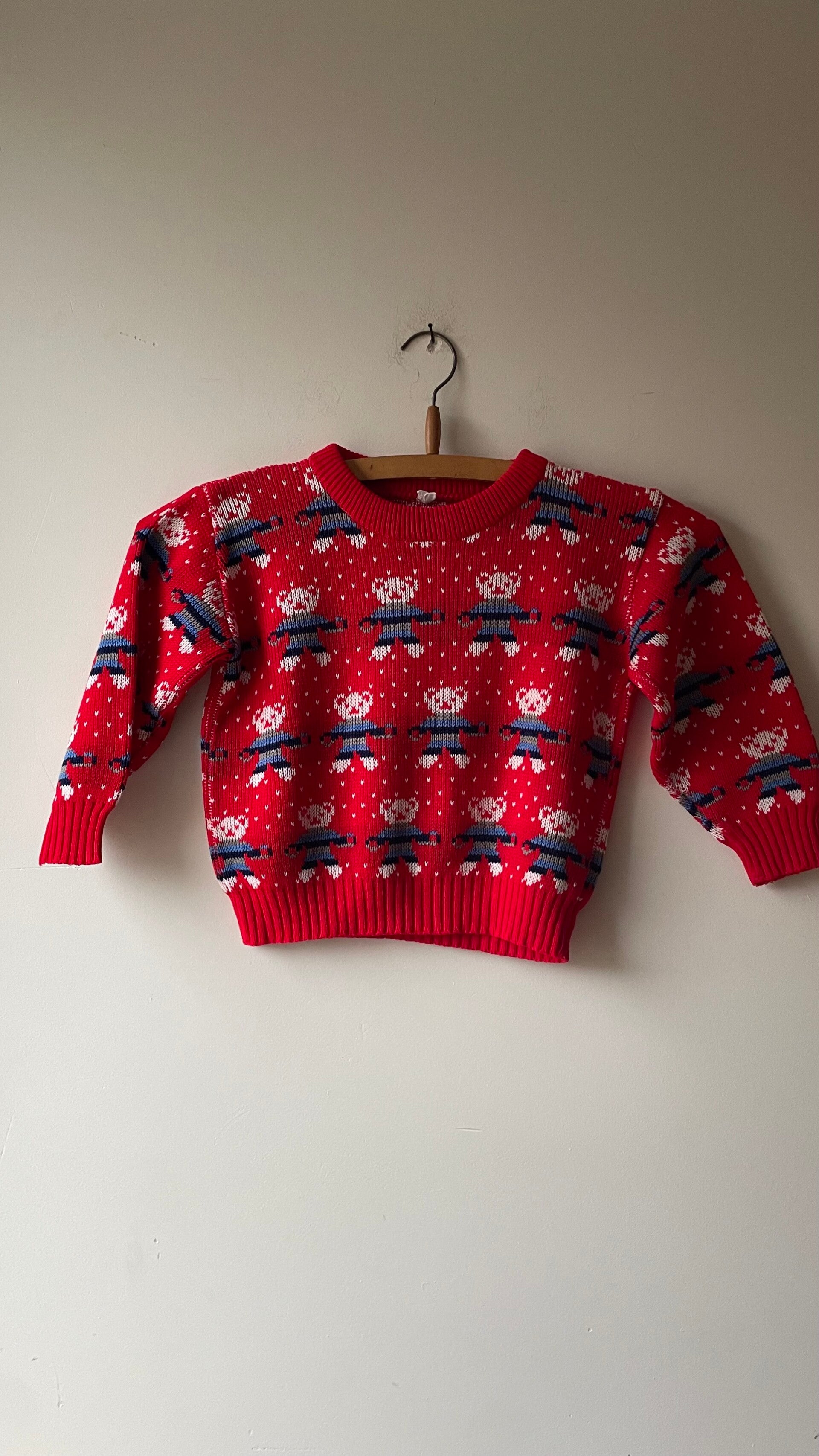 Vintage wintertruitje 3-4y