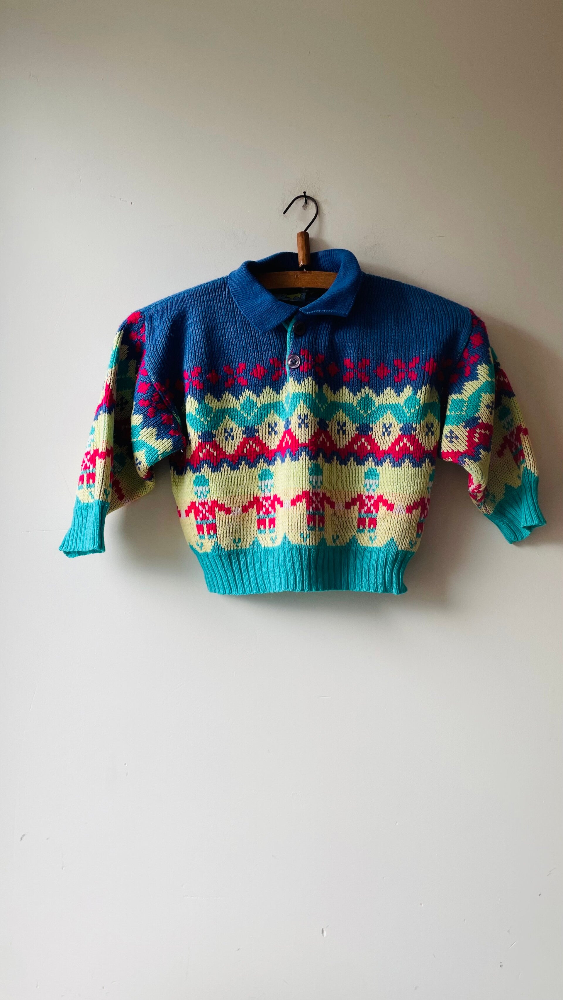 Multi color vintage truitje 3y