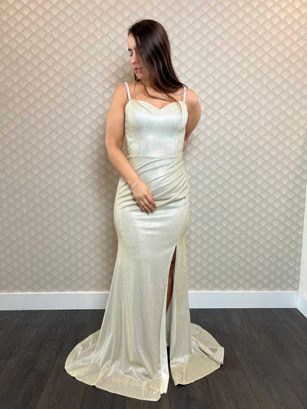 Beige pearls dress - 1450