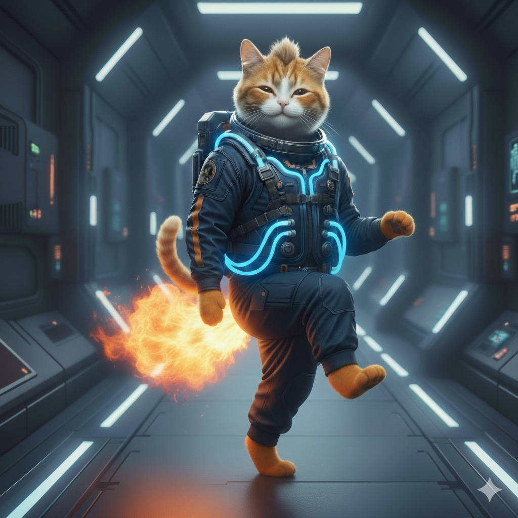 fire butt specialist cat Chunky