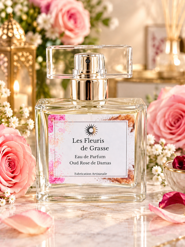 Parfum Oud Rose de Damas - Les Fleuris de Grasse-50 ml