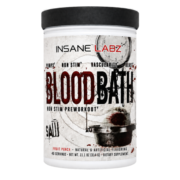 Bloodbath Non-Stim Pre-Workout – Insane Labz | Fruit Punch, 40 servicios