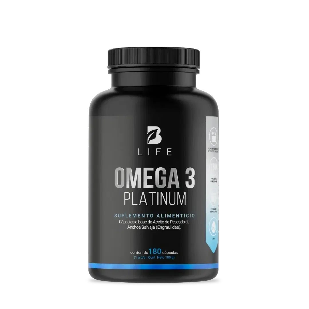 OMEGA 3 Platinum | Anchoa Salvaje con EPA y DHA | sin Metales Pesados | 1