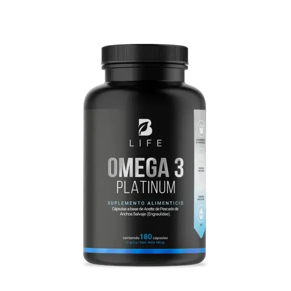 OMEGA 3 Platinum | Anchoa Salvaje con EPA y DHA | sin Metales Pesados | 1