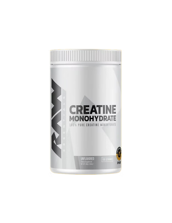 RAW CREATINE MONOHYDRATE 100 SERV UNFLAVORED