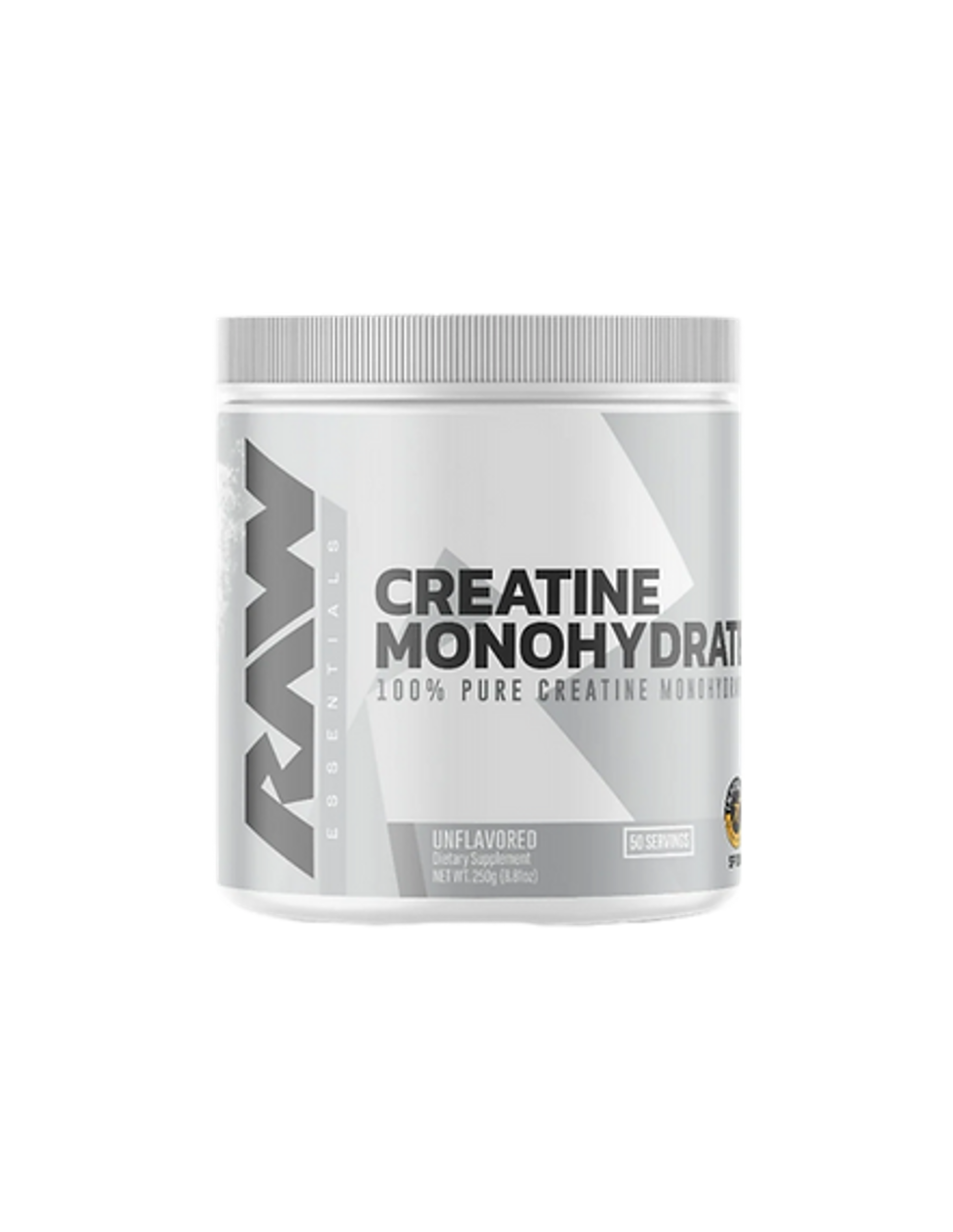 RAW CREATINE MONOHYDRATE 50 SERV UNFLAVORED