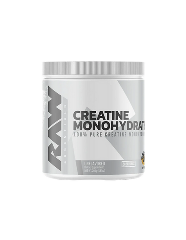 RAW CREATINE MONOHYDRATE 50 SERV UNFLAVORED
