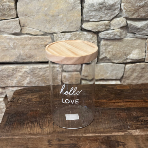 Vorratsglas hello love P14581