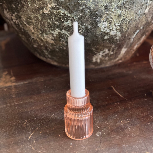 Kerzenständer glas P13281