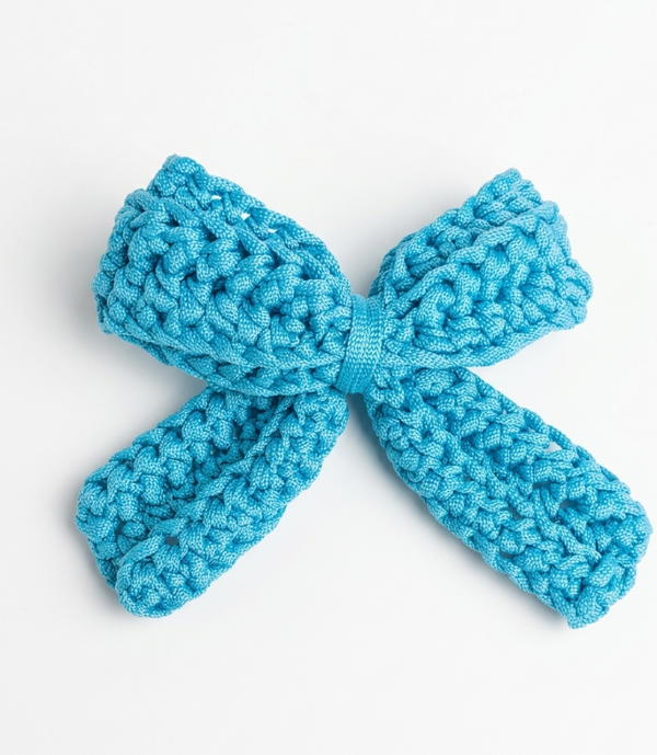 Haarspeld Bow Blue