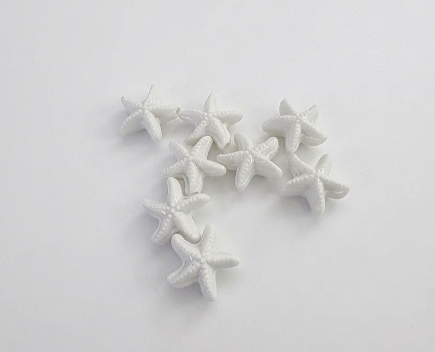 Mix & Match Beads Acryl Starfish (set per 2)