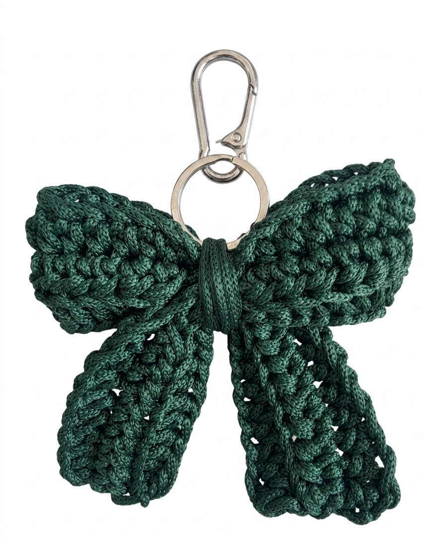 Keychain Bow Green