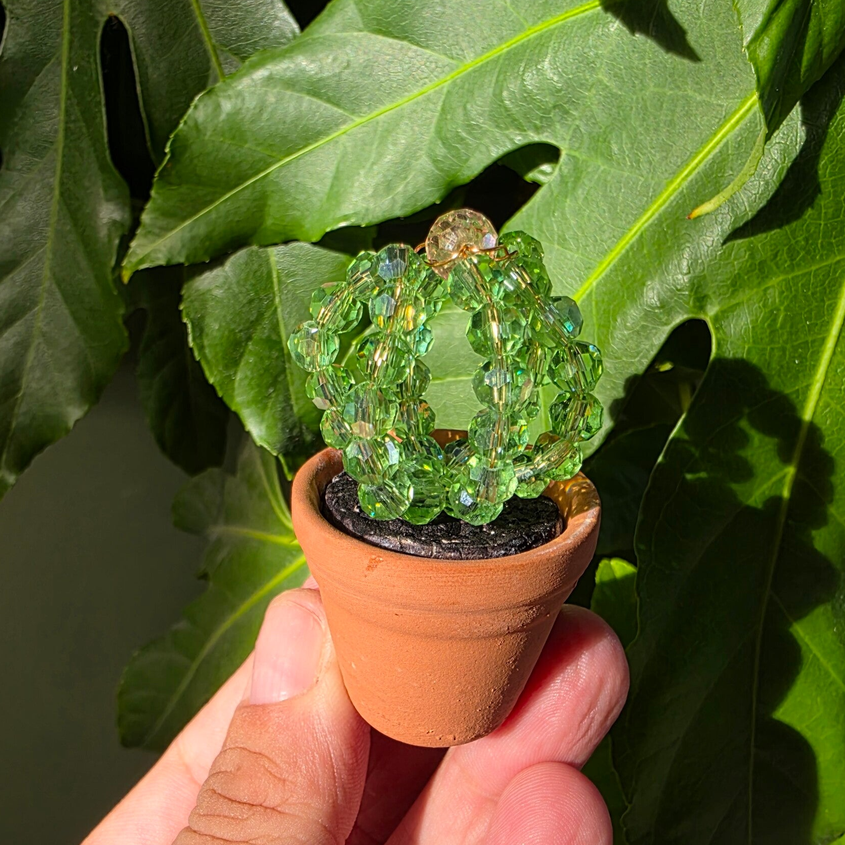 Beadplant koelkast magneetje