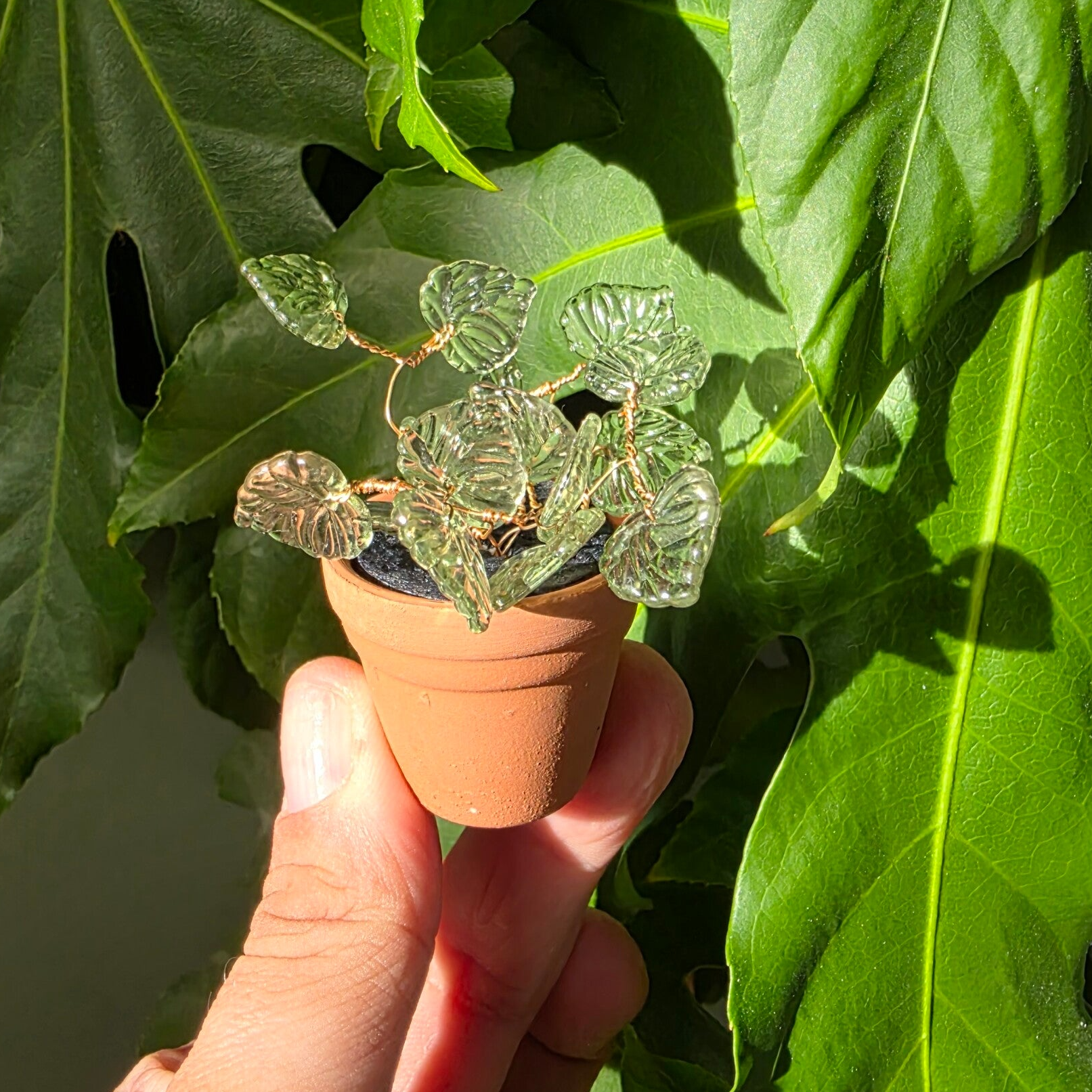 Beadplant koelkast magneetje
