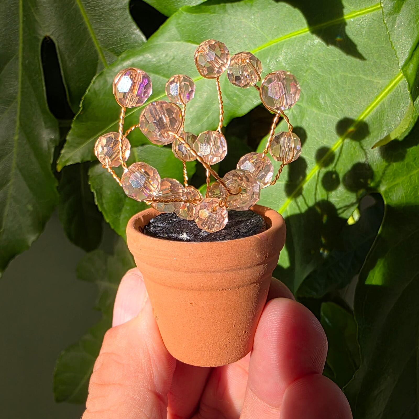 Beadplant koelkast magneetje