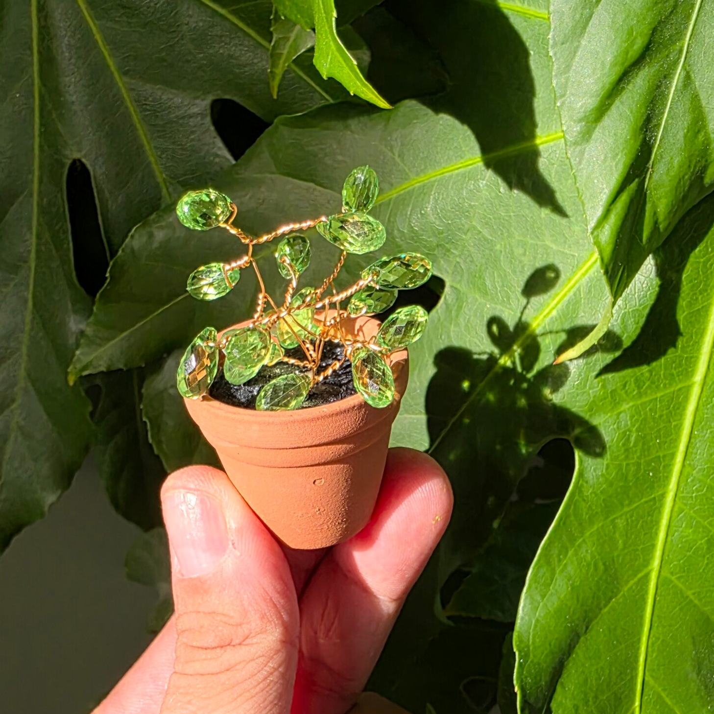 Beadplant koelkast magneetje