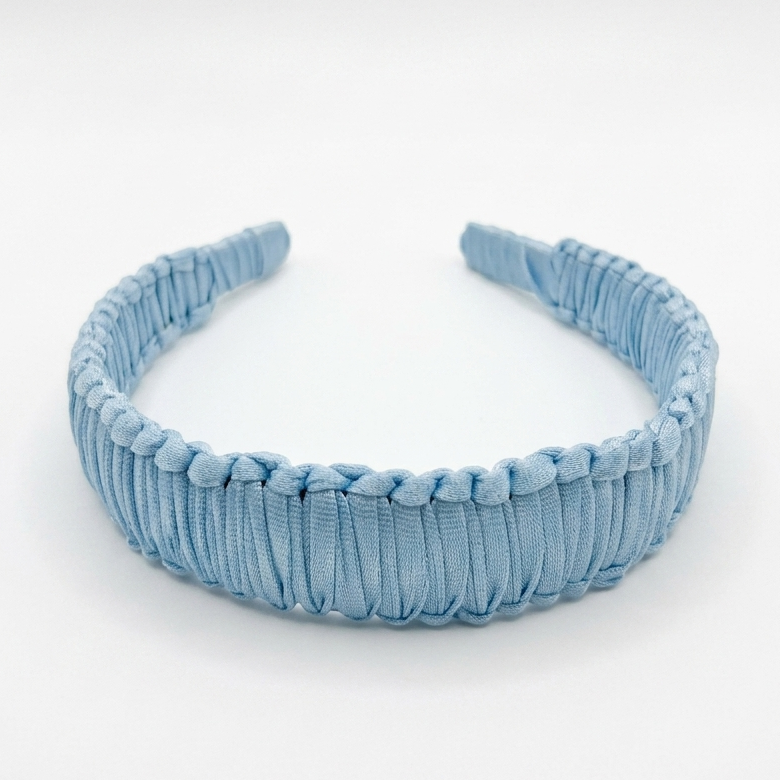 Diadeem Macrame Baby Blue