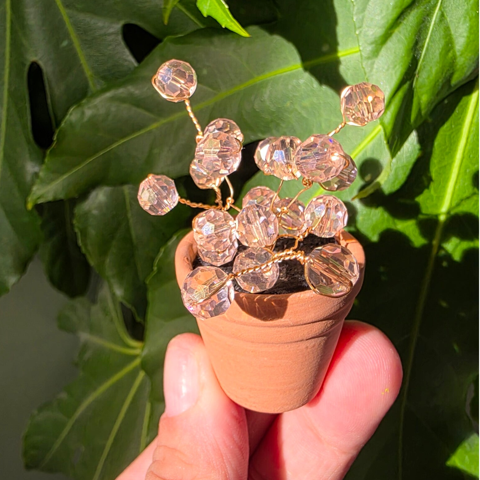 Beadplant koelkast magneetje
