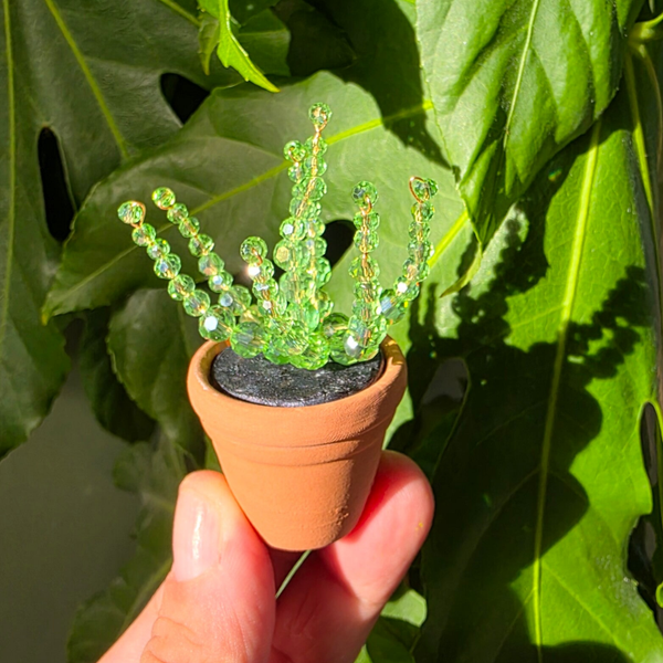 Beadplant koelkast magneetje