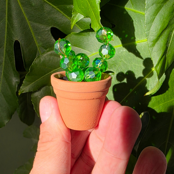 Beadplant koelkast magneetje