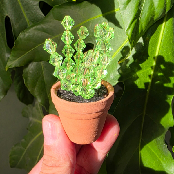Beadplant koelkast magneetje