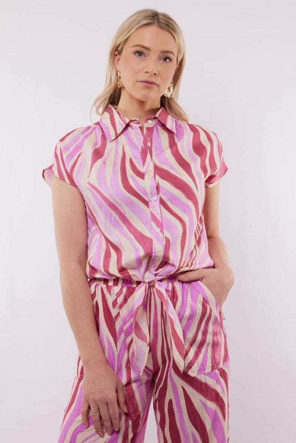 C&S The Label - Puerto Rico Blouse Roze