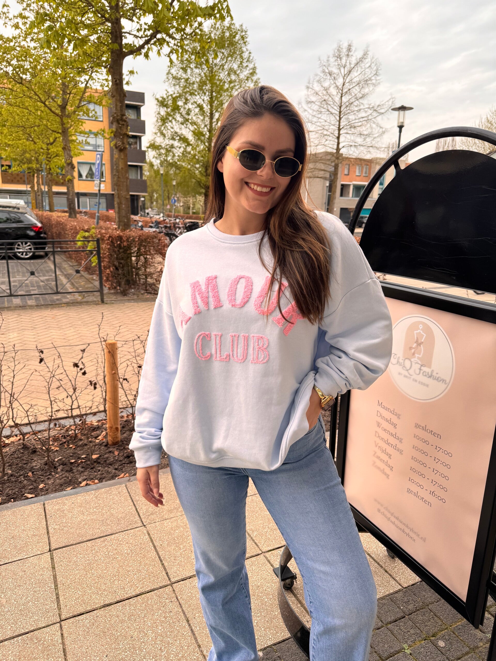 Trui Amour - Baby Blauw