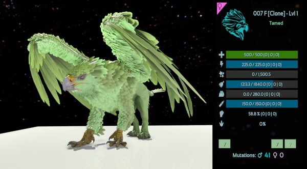 ID7 LVL1 Adult Female Griffin clones