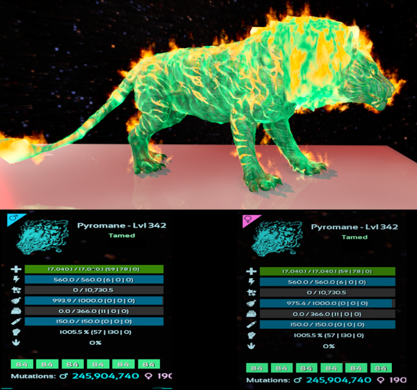 ID84 Pyromane adult clones