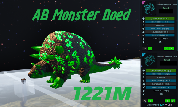 Monster Doed 1221M Adult Clones