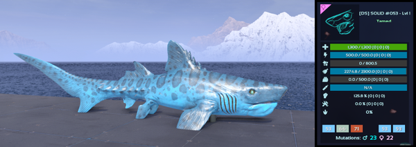 ID53 FEMALE Helicoprion ADULT CLONES