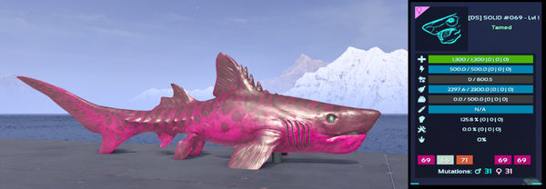 ID69 FEMALE Helicoprion ADULT CLONES