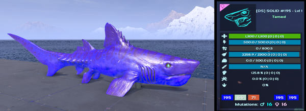 ID195 FEMALE Helicoprion ADULT CLONES