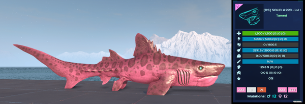 ID184 FEMALE Helicoprion ADULT CLONES