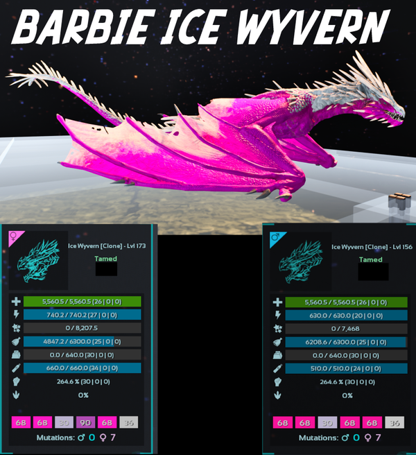 Barbie ICE Wyvern adult clone