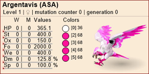 Barbie Lvl 1 Argy female adult clones