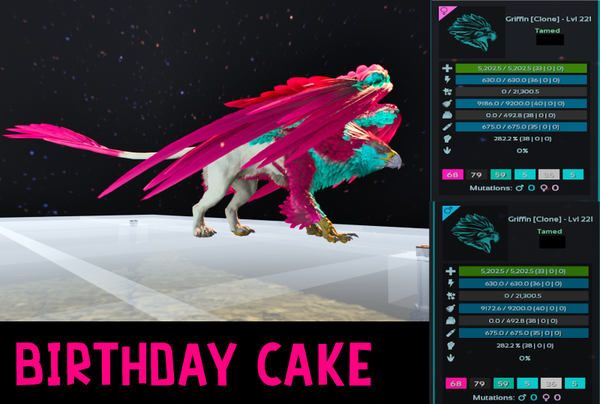 Birthday cake Adult Griffin clones