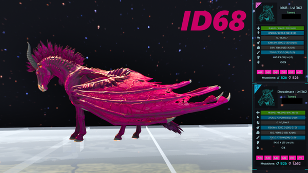 ID68 Dreadmare adult clones