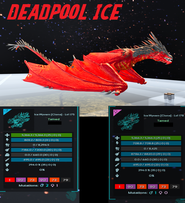 Deadpool Ice Wyvern Adult Clone