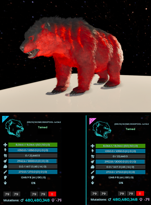 Deadpool Ab Bear adult clones