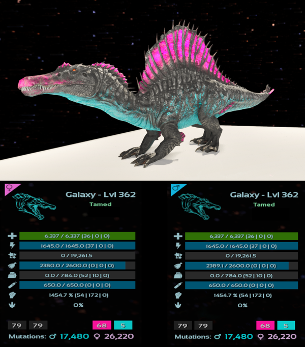 Galaxy Aberrant Spino Adult clone