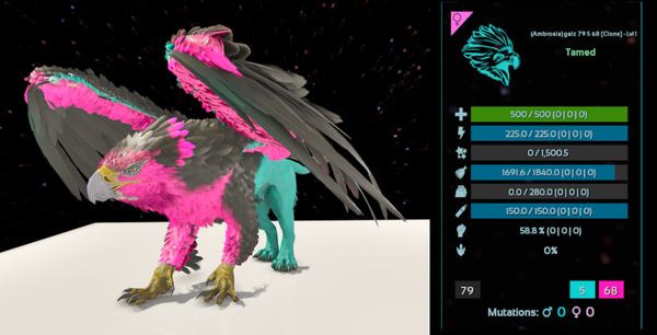 Galaxy LVL1 Adult Female Griffin clones