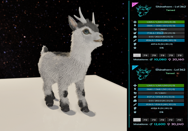 Ghost Shinehorn Adult clones