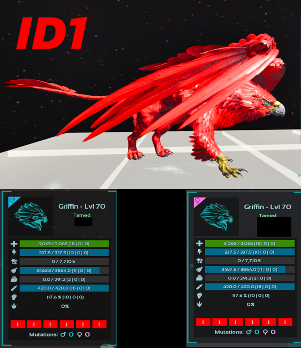 ID1 Adult Griffin clones