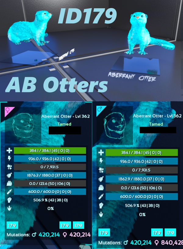 Id179 Otter adult clones