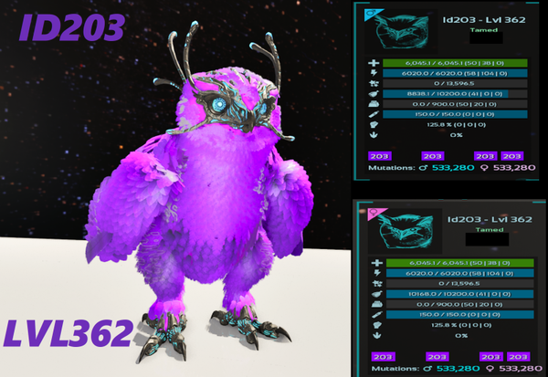 ID203 Snow owls Adult clones