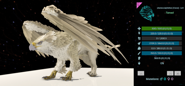 ID36 LVL1 Adult Female Griffin clones